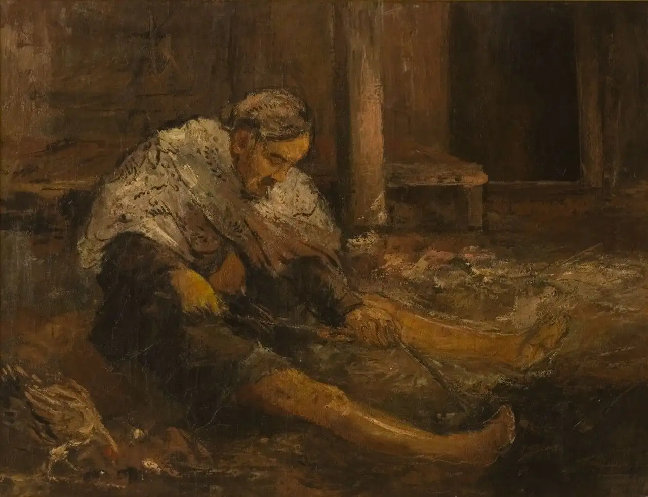 Mbah Irosentono (1960) by Trubus Soedarsono